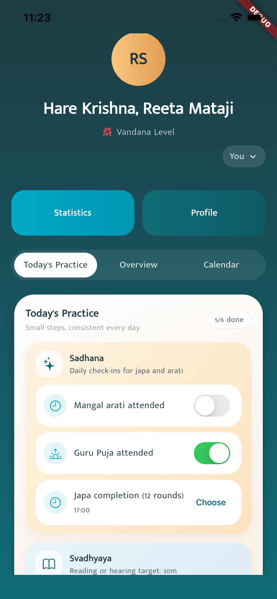 Guide selection for Krishna Life